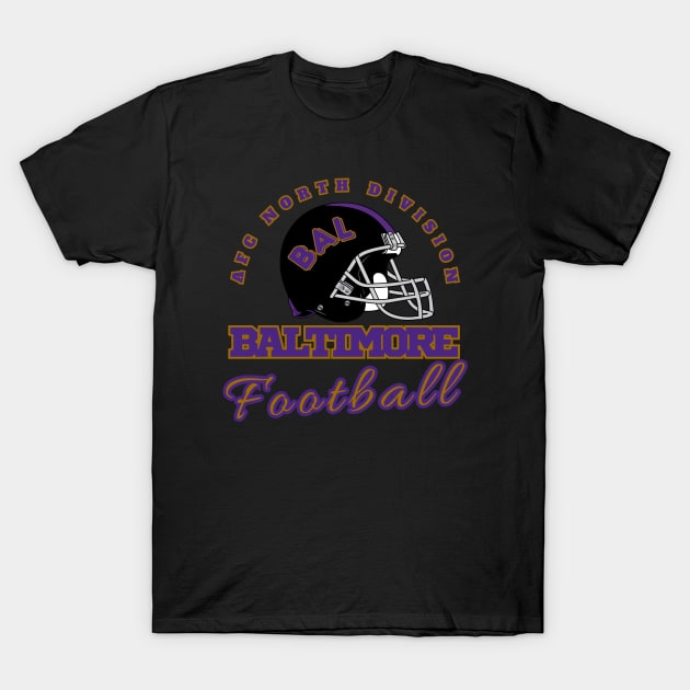 Baltimore Football Vintage Style T-Shirt by Borcelle Vintage Apparel 